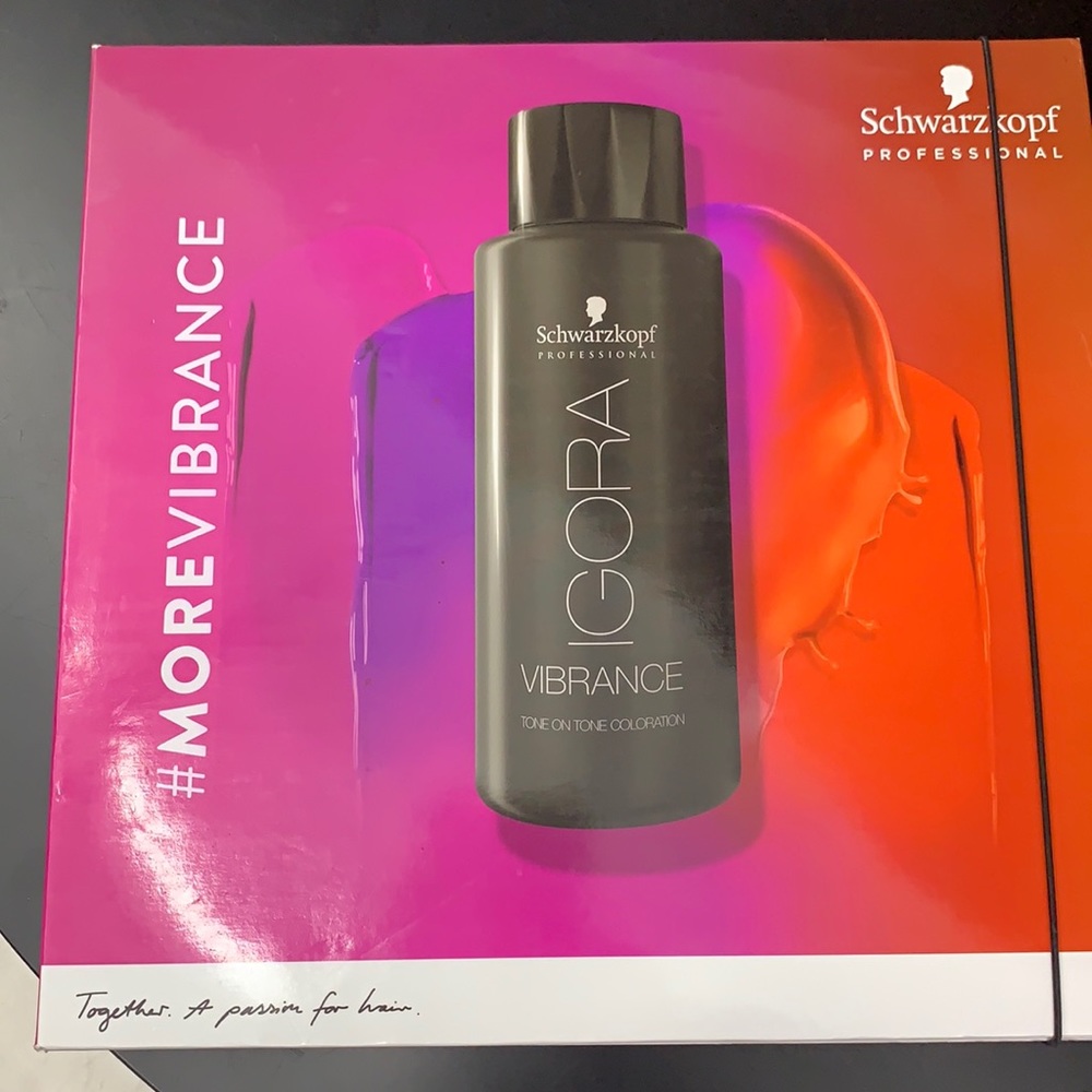 Igora vibance Swatch book. Schwarzkopf.
